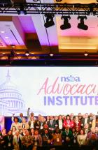 A group of attendees at NSBA's Advocacy Institute.