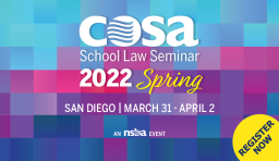 COSA School Law Seminar Save the Date